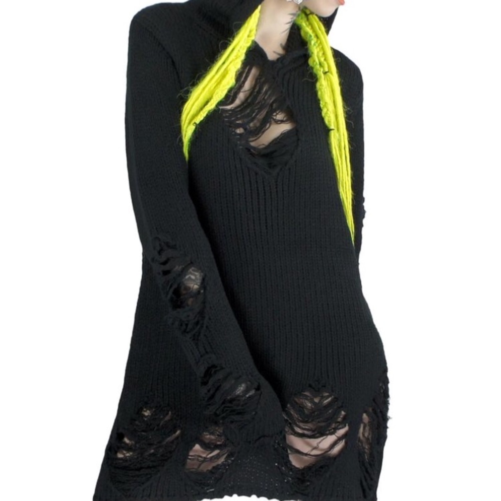KILLSTAR Nu-war knit hoodie